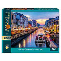 Пазли 1000 ел. с.13 №7 Naviglio Grande canal in Milan, Italy (10) Danko Toys