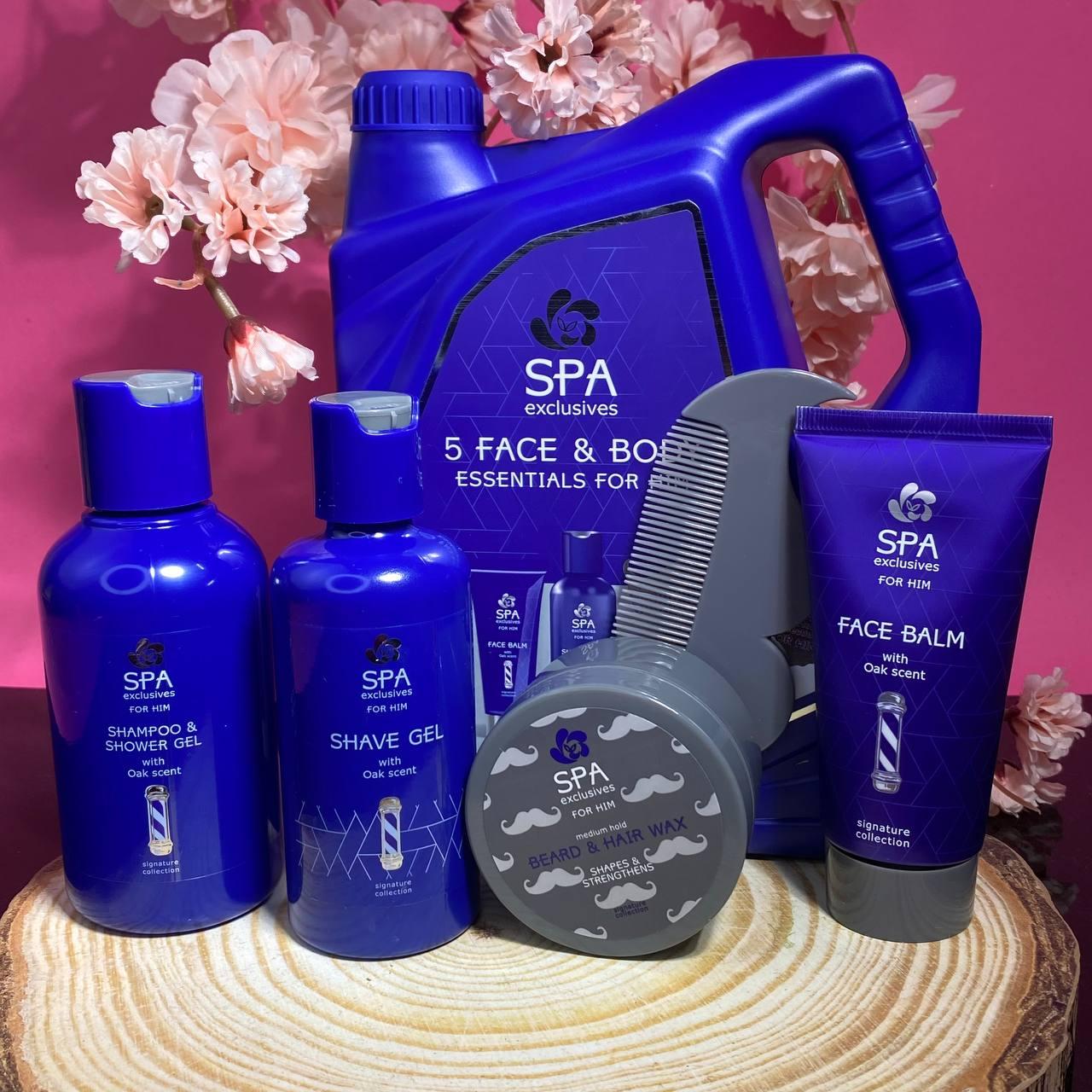 Подарунковий набір для чоловіків SPA Exclusives 5 Face s Body Essentials For Him, фото 1