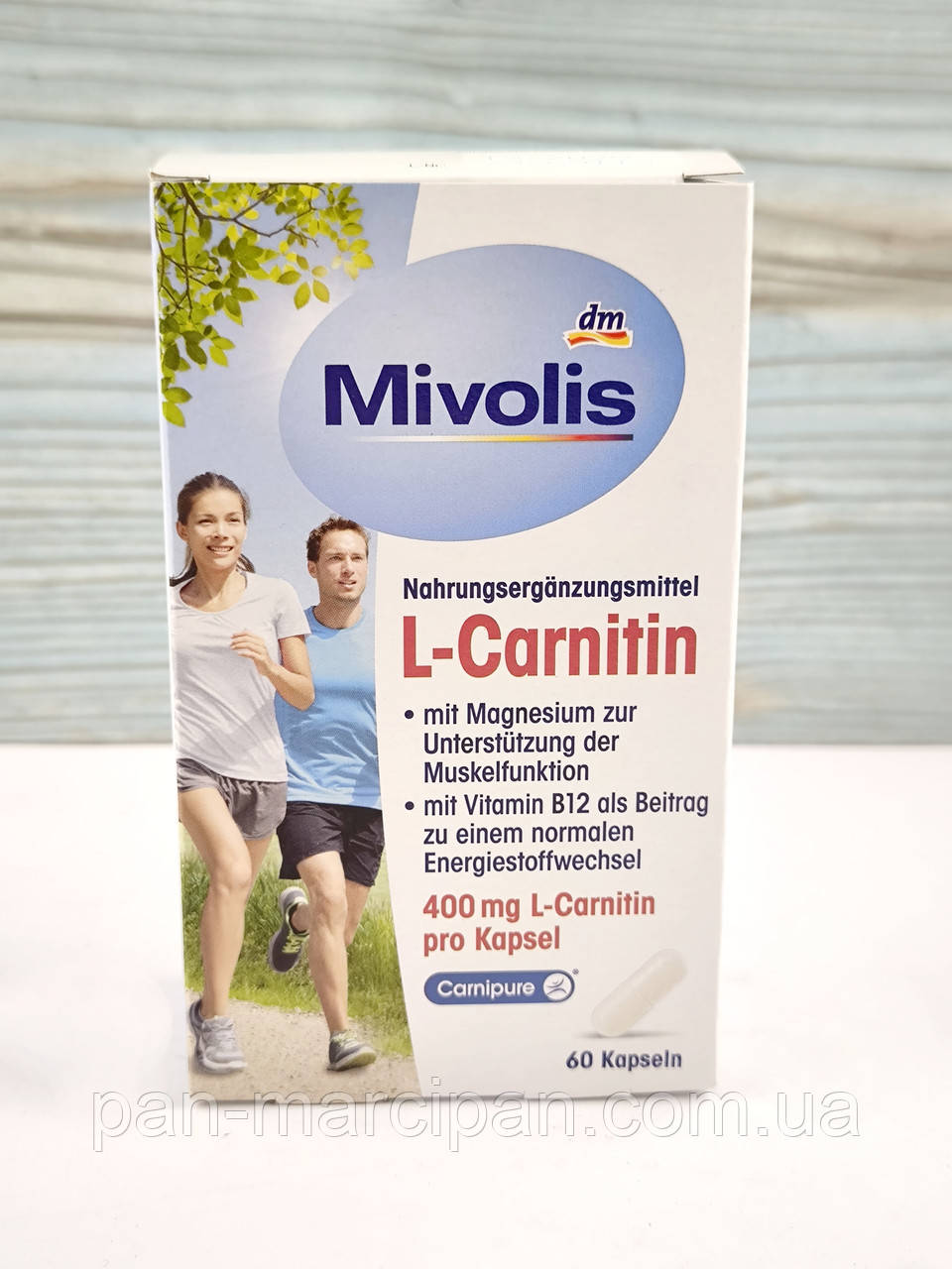 Биологически активная добавка Mivolis L-Carnitin 60 капсул (Германия), фото 1