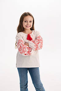 Вишиванка для дівчинки MEREZHKA "Голубка"