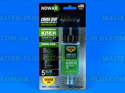 Безбарвний епоксидний клей SUPER Epoxy NOWAX (США) 14.158.0011 для надійного з'єднання