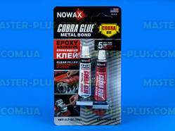 Стальний епоксидний клей NOWAX 20 мл - універсальний для дерева, металів, кераміки