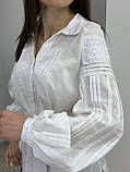 "Білий оксамит"сорочка ручної роботи, фото 3