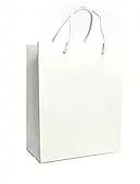 Подарунковий пакет білий (24х20х9см) 1шт.