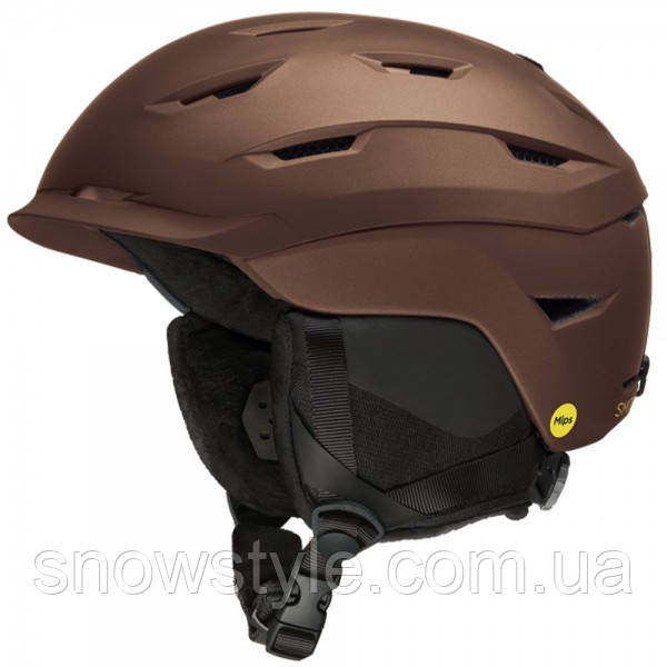 Гірськолижний шолом жіночий Smith Liberty MIPS Helmet Matte Metallic Sepia Large (59-63cm)