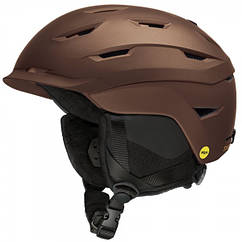 Гірськолижний шолом жіночий Smith Liberty MIPS Helmet Matte Metallic Sepia Large (59-63cm)