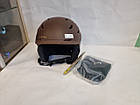 Гірськолижний шолом жіночий Smith Liberty MIPS Helmet Matte Metallic Sepia Large (59-63cm), фото 5