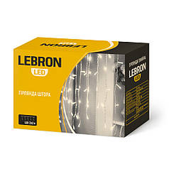LED гірлянда Lebron штора 3x2м 320LED 220В жовта 15-18-79