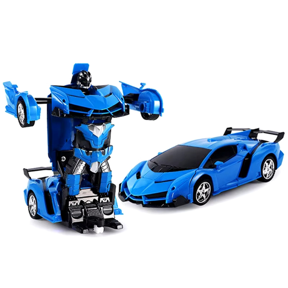 Машинка трансформер на радіокеруванні акумуляторна 2в1 Lamborghini autobot Робот на пульті управління