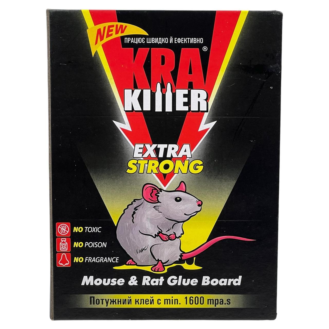 Пастка для мишей КRA Killer (21х31,5см - у розгорнутому вигляді), Клейова пастка, Пастка від мишей