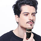 Електробритва триммер з насадками V-331 / Прилад для стрижки волосся та бороди / Чоловіча акумуляторна бритва, фото 2