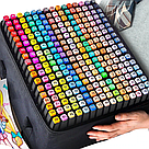 Набір скетч маркерів 262шт + Подарунок Магнітний конструктор 63шт / Маркери для малювання, фото 2