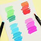 Набір скетч маркерів 262шт + Подарунок Магнітний конструктор 63шт / Маркери для малювання, фото 3