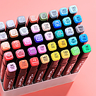 Набір скетч маркерів 262шт + Подарунок Магнітний конструктор 63шт / Маркери для малювання, фото 4