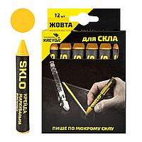 Для Скла, крейда воскової розмічальний SKLO (жовті)