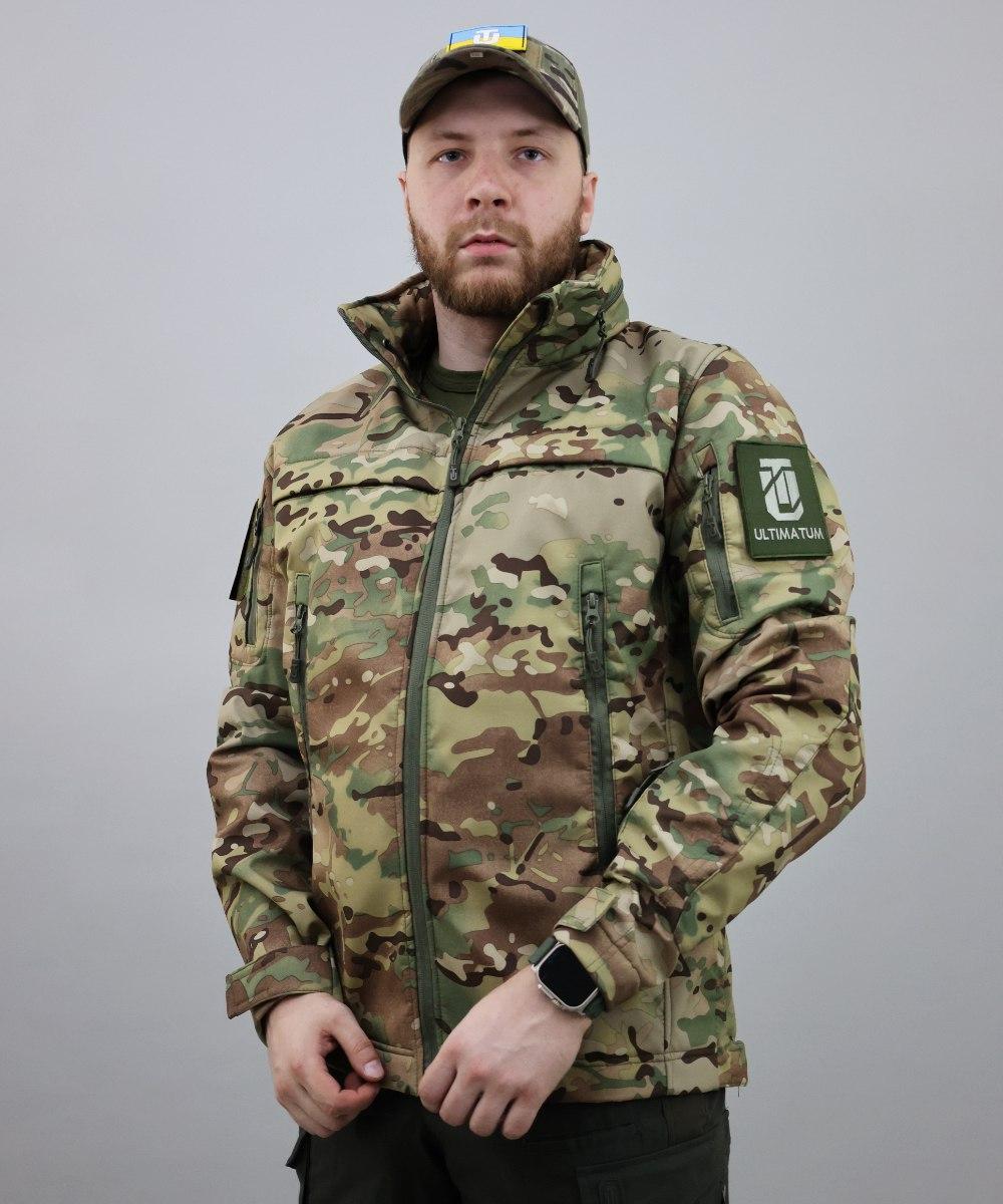 Чоловіча демісезонна куртка Soft Shell Patrol Мультикам