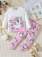 Пижама для девочки Little Princess White 7-8 лет