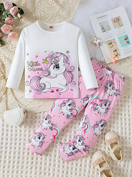 Піжама для дівчинки Little Princess White 7-8 років