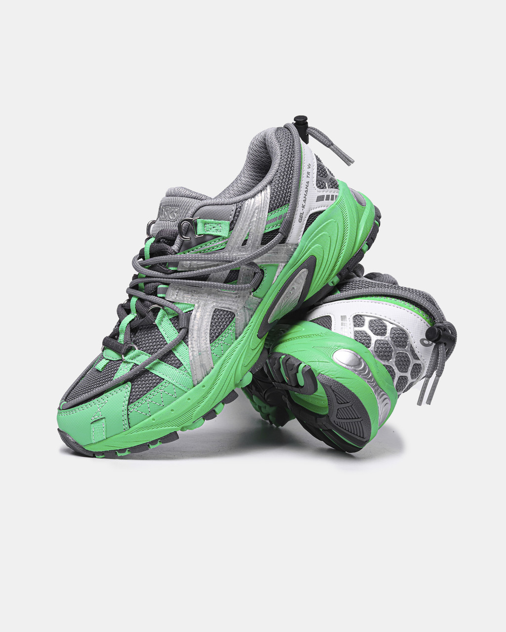 Чоловічі кросівки Asics Gel Kahana TR V2 Retro Functional Athleisure Casual Sports Shoe Асікс Гель Кахана ТР В2 сірі кеди текстиль
