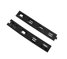 Емблема напис передня Defender для Land Rover (Чорна) 720х35 мм (на скотчі) LR130857