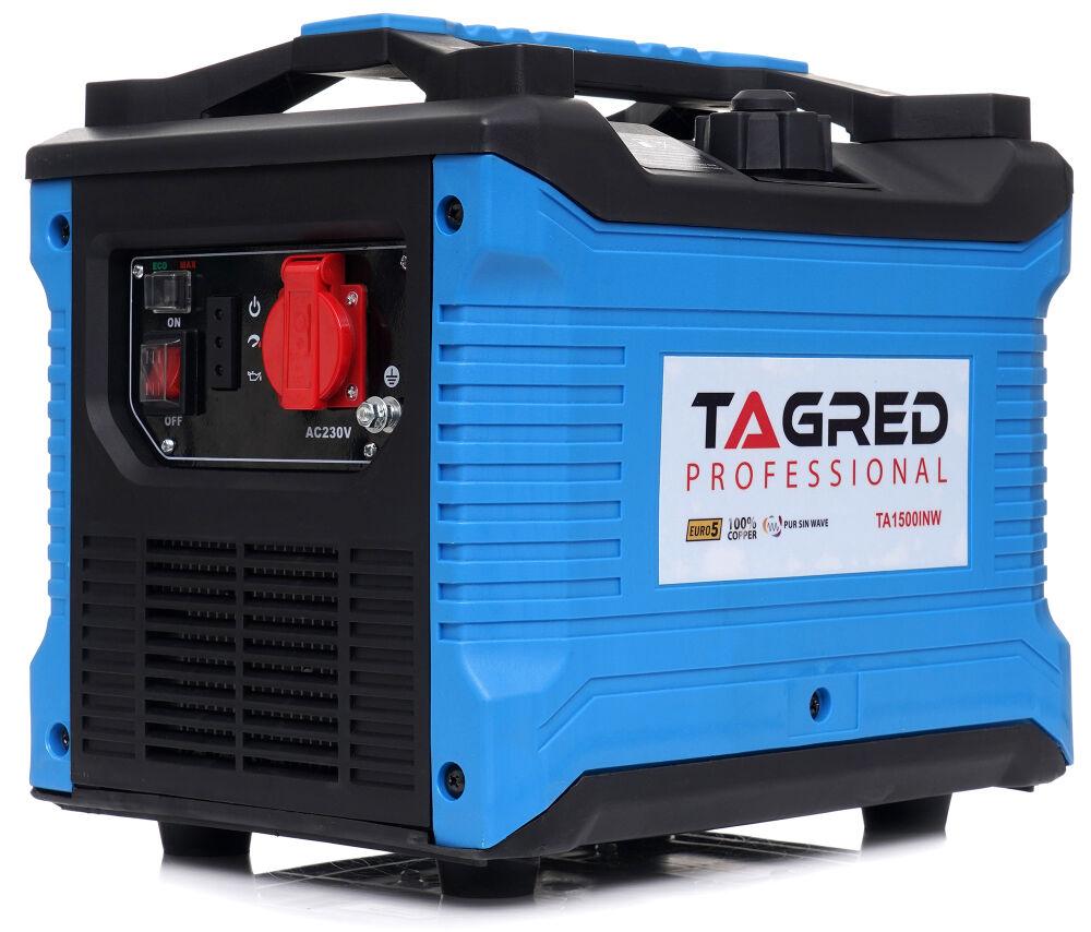 Генератор для дому економічний Tagred TA1500INW інверторний генератор 230V потужність