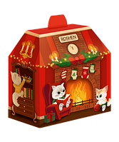 2026 Подарунок Новорічний Рошен (Roshen) №9 Новорічний камін 665г