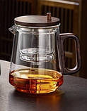 Чайник заварювальний Гунфу 800 мл  з круглою ручкою, фото 8