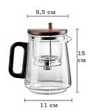 Чайник заварювальний Гунфу 800 мл  з круглою ручкою, фото 10