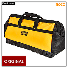 Сумка органайзер для інструментів 60 см INGCO INDUSTRIAL Жорстка основа Плечовий ремінь
