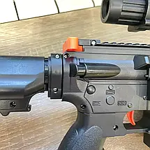 Дитячий іграшковий автомат з акумулятором HK 416 708 (стріляє м'якими кулями), фото 6