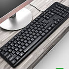 Провідна клавіатура мембранна, від USB, KEYBOARD K107 / Клавіатура для комп'ютера / Клавіатура для ПК, фото 5