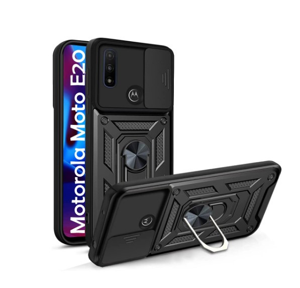 Ударостійкий чохол Camshield Serge Ring for Magnet для Motorola Moto E20