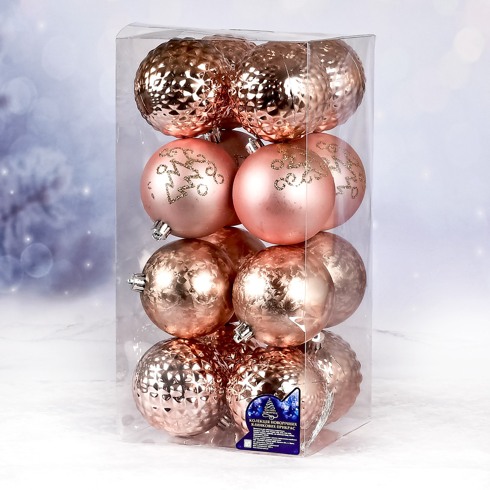 Набір куль 8см 16шт олівковий №9649(12), фото 1