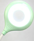 Світильник LED ElectroHouse 4Вт ціановий з підстаканником та з акумулятором №EH-070CYAN, фото 3