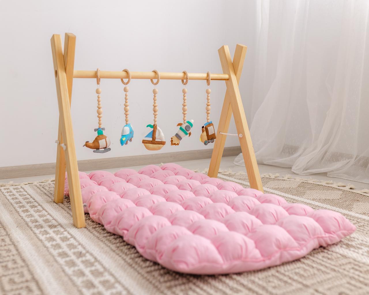 Мобіль дитячий підлоговий Веселі мандри з матрациком Принцеса