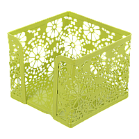 Бокс металевий для паперу Buromax Spring 80x95х95мм Салатовий (BM.6218-15)