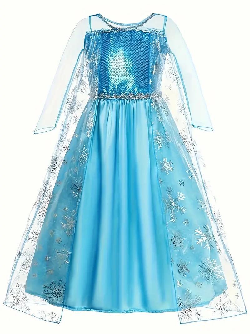 Красиве плаття Ельзи/ сніжинки. Карнавальний костюм Ельза, сніжинка, фото 1