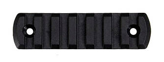 Планка DLG Tactical DLG-111 для M-LOK, профіль Picatinny/Weaver (7 слотів) чорний