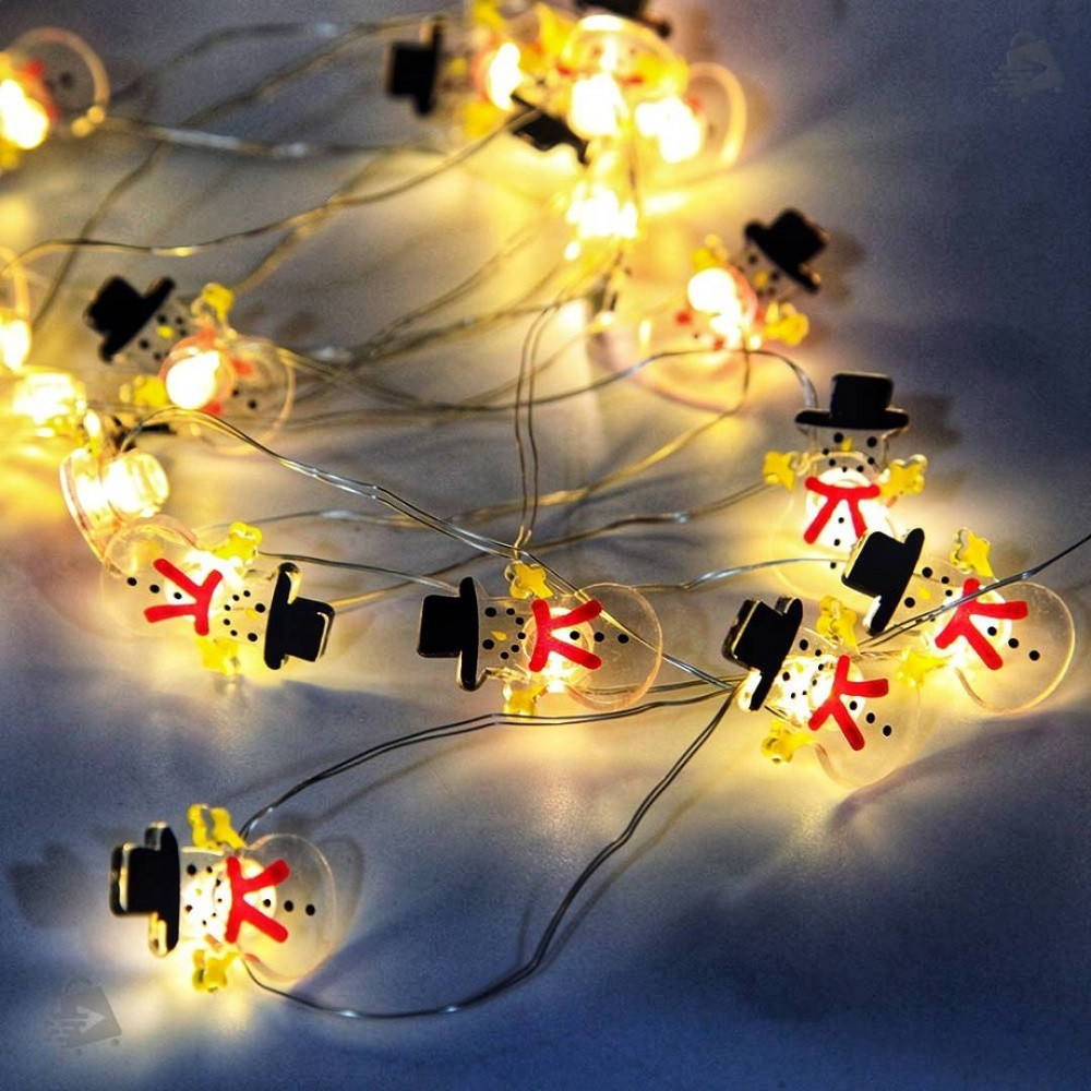 Гірлянда світлодіодна "Snowman" Магічно-новорічна M50060 2м 20led (2AA)