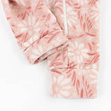 Комбінезон теплий для малят на блискавці у квіточку Flower, фото 4