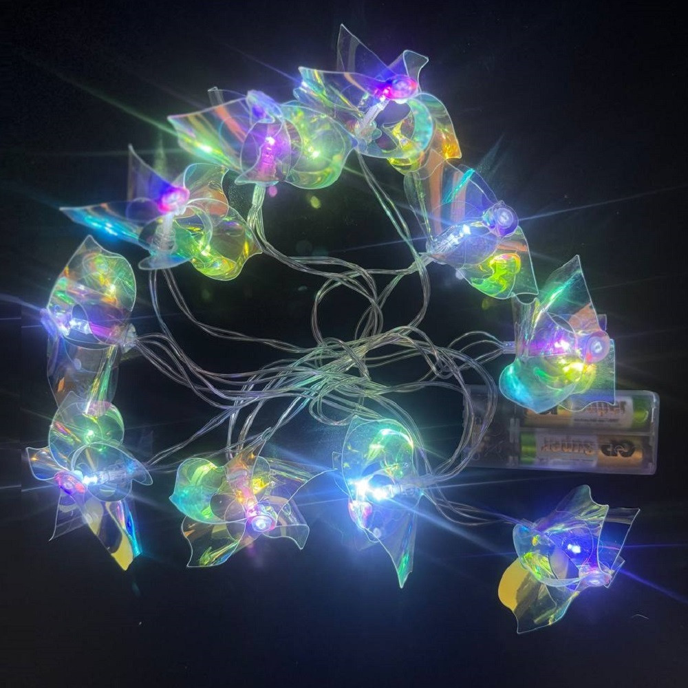 Гірлянда світлодіодна "Foil" Магічно-новорічна R96310 2м 10led (2AA)