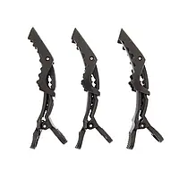 Затискач для волосся Salon Professional матовий, (3 шт.).