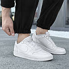 Чоловічий флісовий оверсайз чорний костюм з капюшоном Комплект плюшевий Худі + Штани утеплений, фото 3