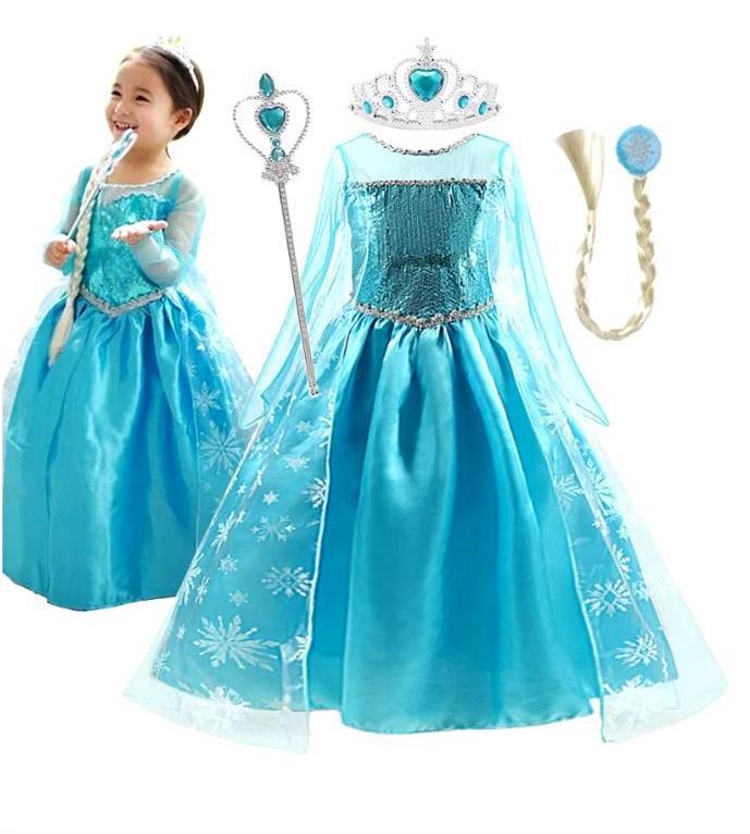 Карнавальний костюм Ельза Холодне серце, фото 1