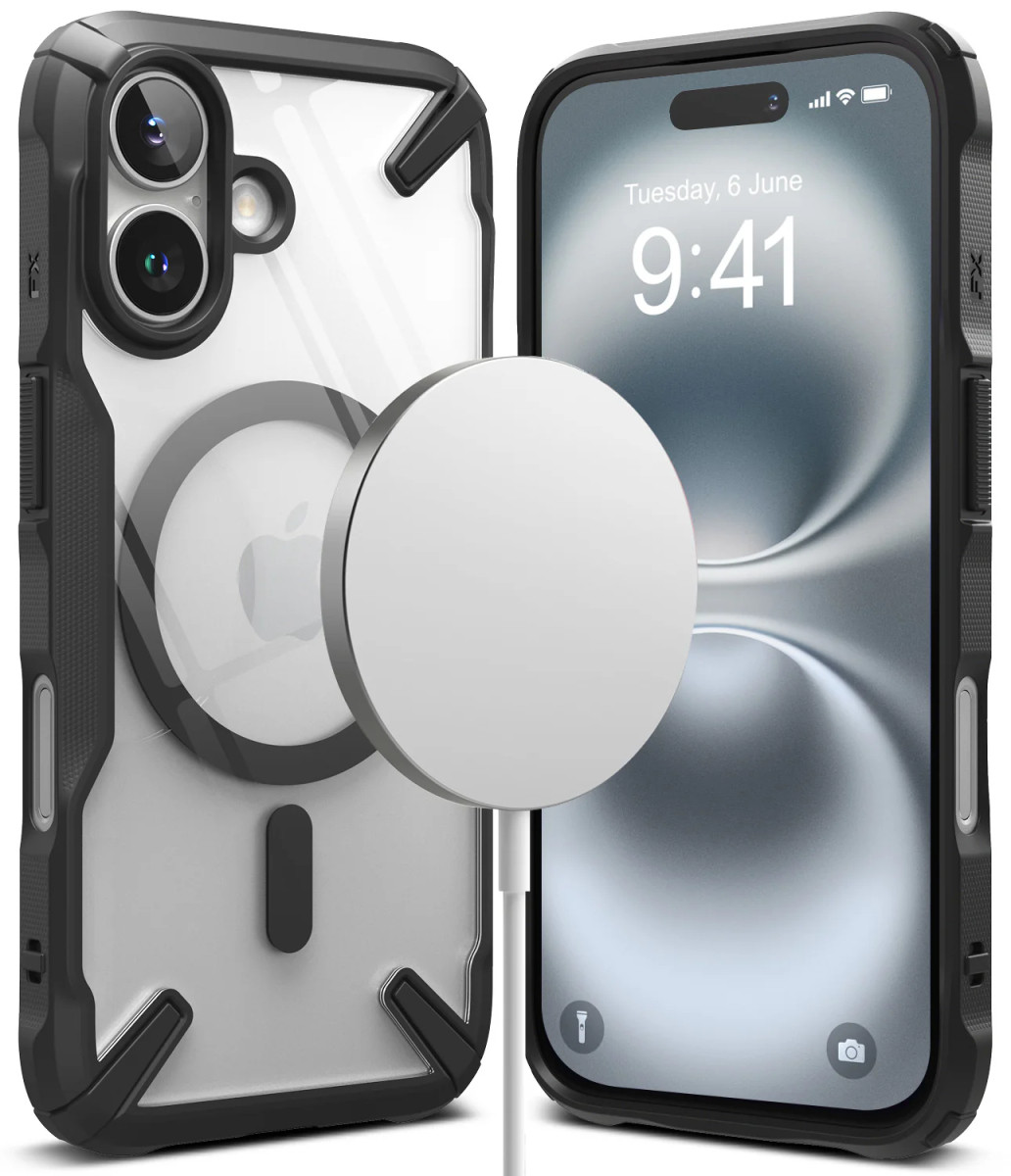 Чохол Ringke Fusion X Magnetic до iPhone 16 Black (FXMG902E55)