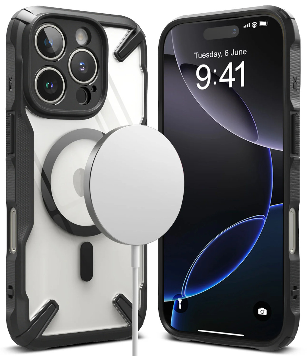 Чохол Ringke Fusion X Magnetic до iPhone 16 Pro Black (FXMG904E55)