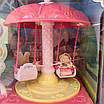 Сюжетно рольова гра в парку розваг аксесуари Карусель і будиночок для кролика і собачки для ігор вашого малюка, фото 8