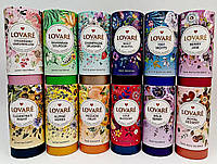 Чай Lovare Ловаре тубус. Набір із 12 штук по 80 г
