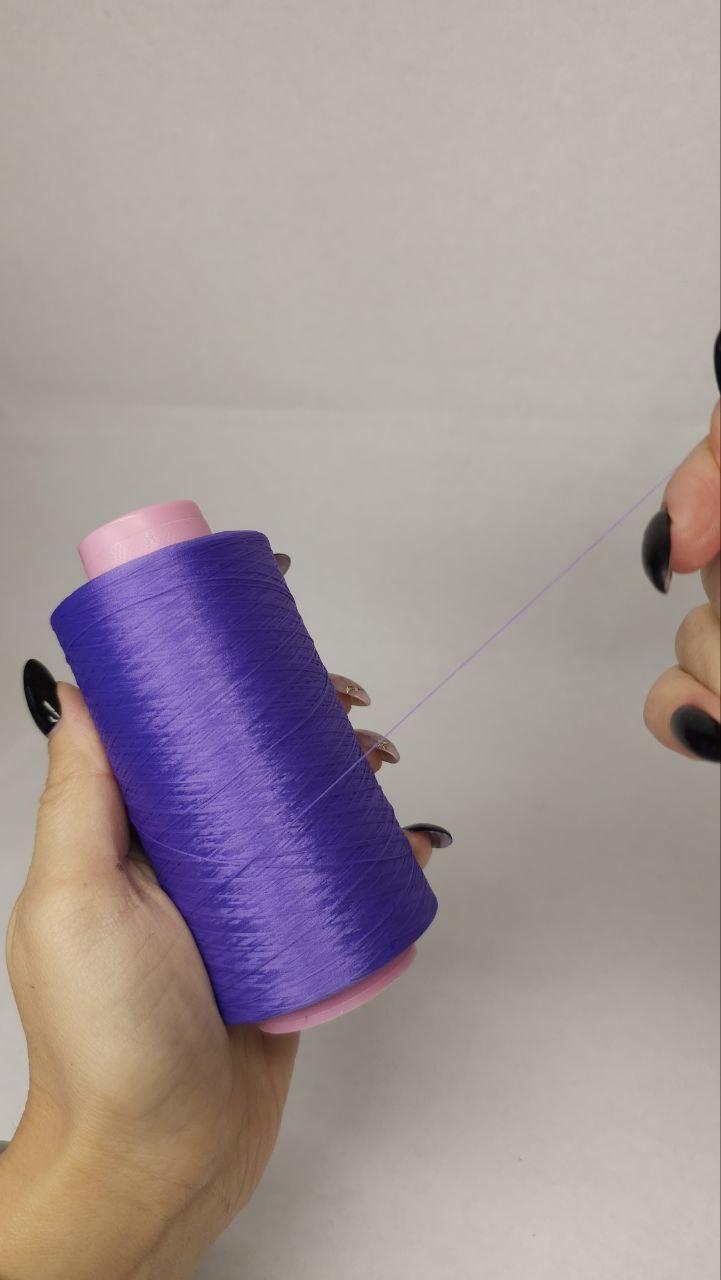 Нитки для оверлока колір "фіолет 150" 5000 м 16.7 tex