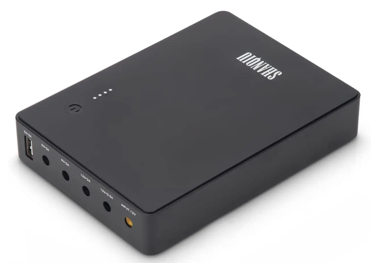 Джерело безперебійного живлення міні UPS 74 Wh 20000 мА·год, 5 V, 9 V, 12V